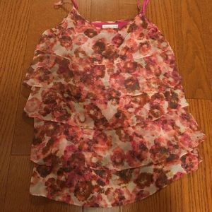 New York and Company Ruffle Tank Top